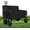 Black, variant on 3-in-1 Convertible Folding Wagon Cart with Bench Seat and Storage,All-Terrain Wagon with Back Pocket,Cup Bags,Adjustable Handle,500lbs Capacity,Heavy Duty Utility Cart for Camping,Beach,Black