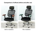 thumbnail image 2 of LCXmlly Lunch Bag Chair Armrest Covers Set Detachable Washable Elastic Band Decorative Polyester, 2 of 6