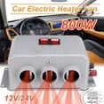 thumbnail image 4 of Car Heater 12V/24V Vehicle Fan Heater Car Winter Windscreen Window Demister Car Heating Dryer Windshield Defroster, 4 of 6