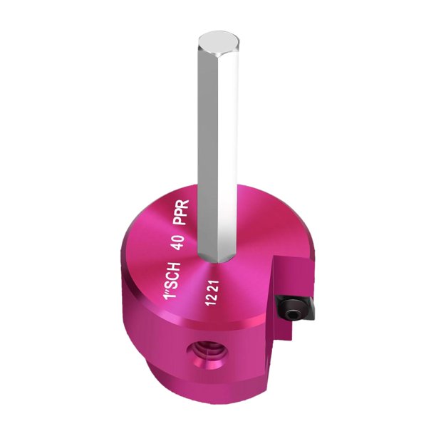 Accesorio de taladro escariador para tuberías de PVC para plomería, para limpieza de tuberías de agua de drenaje. 1 pulgada