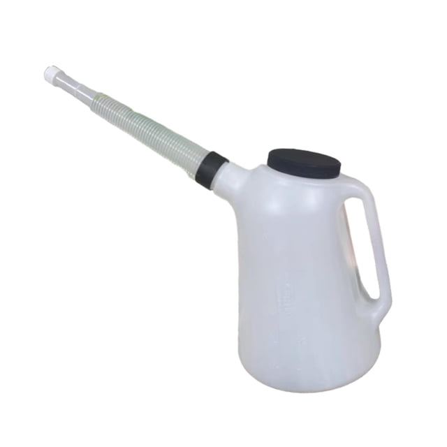 MERIGLARE Oil Can Sturdy Oil Measuring Container for Garage Automotive Motorcycle Black Circle