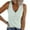 Mint Green #811, variant on Camisole Tops for Women Women's Summer V Tie Button Stripe Printed Strip Fabric Loose Casual Tank Top Basic Tanks