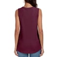 thumbnail image 4 of FIUFY Womens Tank Tops Summer Casual Sleeveless Cute Twist Knot Shirt Blouse Tunics, 4 of 5