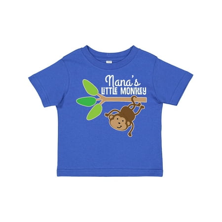 

Inktastic Nana Little Monkey Grandchild Gift Toddler Boy or Toddler Girl T-Shirt