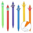 thumbnail image 3 of Erasable Gel Pens 6 Colors Retractable Erasable Pens Clicker Point 0.5 Make Mistakes Disappear Blue Ink For Drawing Writing Journaling Planner（2ml）, 3 of 5
