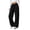 Black#â‘¢, variant on qucoqpe Imitation Jeans for Women Stretchy Elastic Waist Denim-Like Pants with Pockets