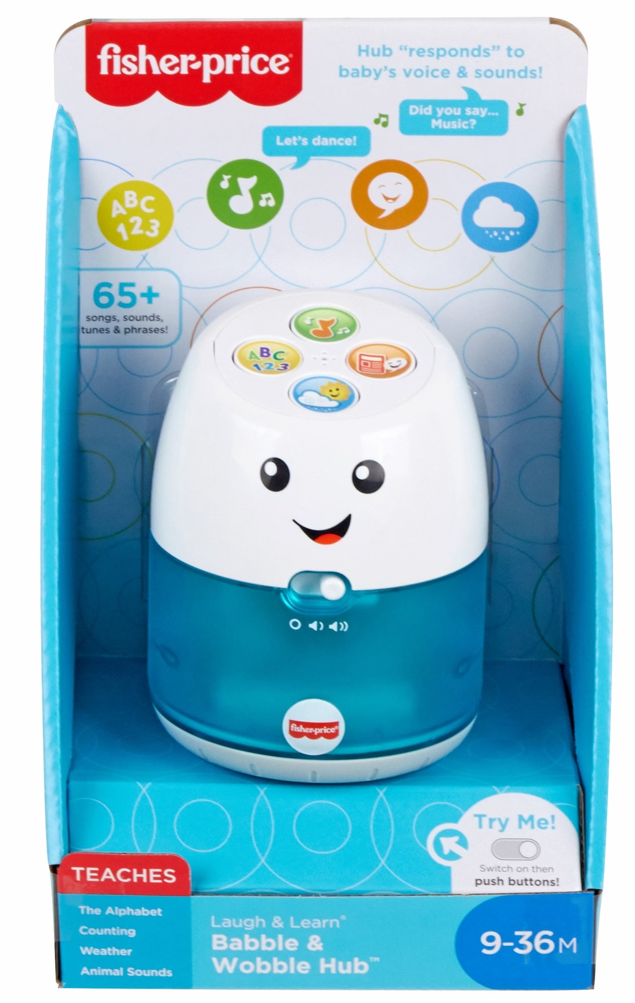 fisher price wobble toy