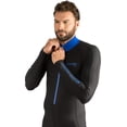 thumbnail image 3 of Rash guard de cuerpo completo Cressi Skin negro y azul talla L, 3 of 5