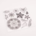 thumbnail image 4 of Ouginx Clear Stamps, Round Snowflake Rubber Stamp for Scrapbooking and Card Making Supplies, 4 of 5