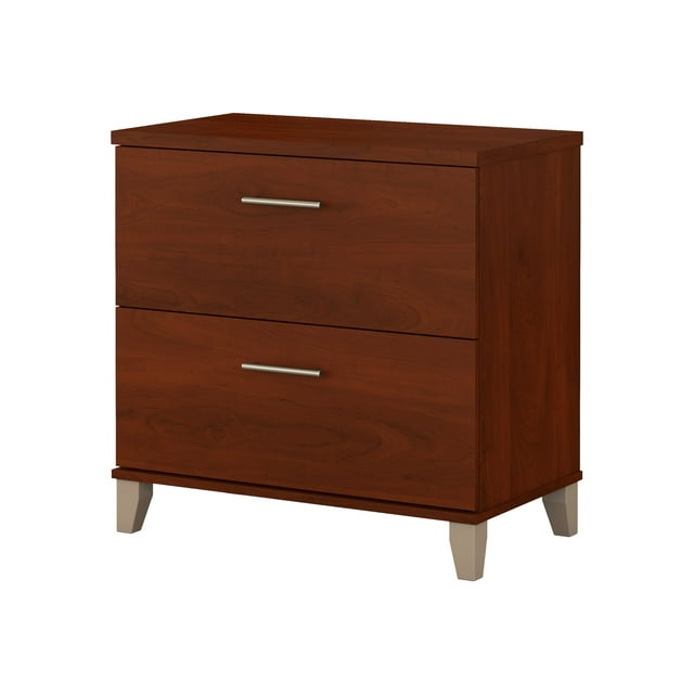 BBF Somerset Collection - Lateral filing cabinet - 2 drawers - hansen cherry