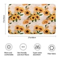 thumbnail image 3 of Beige Sunflower Letter Pattern Bathroom Rugs Mat,Non Slip Microfiber Bathroom Rug,Rubber Backing,Soft Bathroom Mats for Bathroom Floor,Tub and Shower,17x27in(43x68cm), 3 of 5