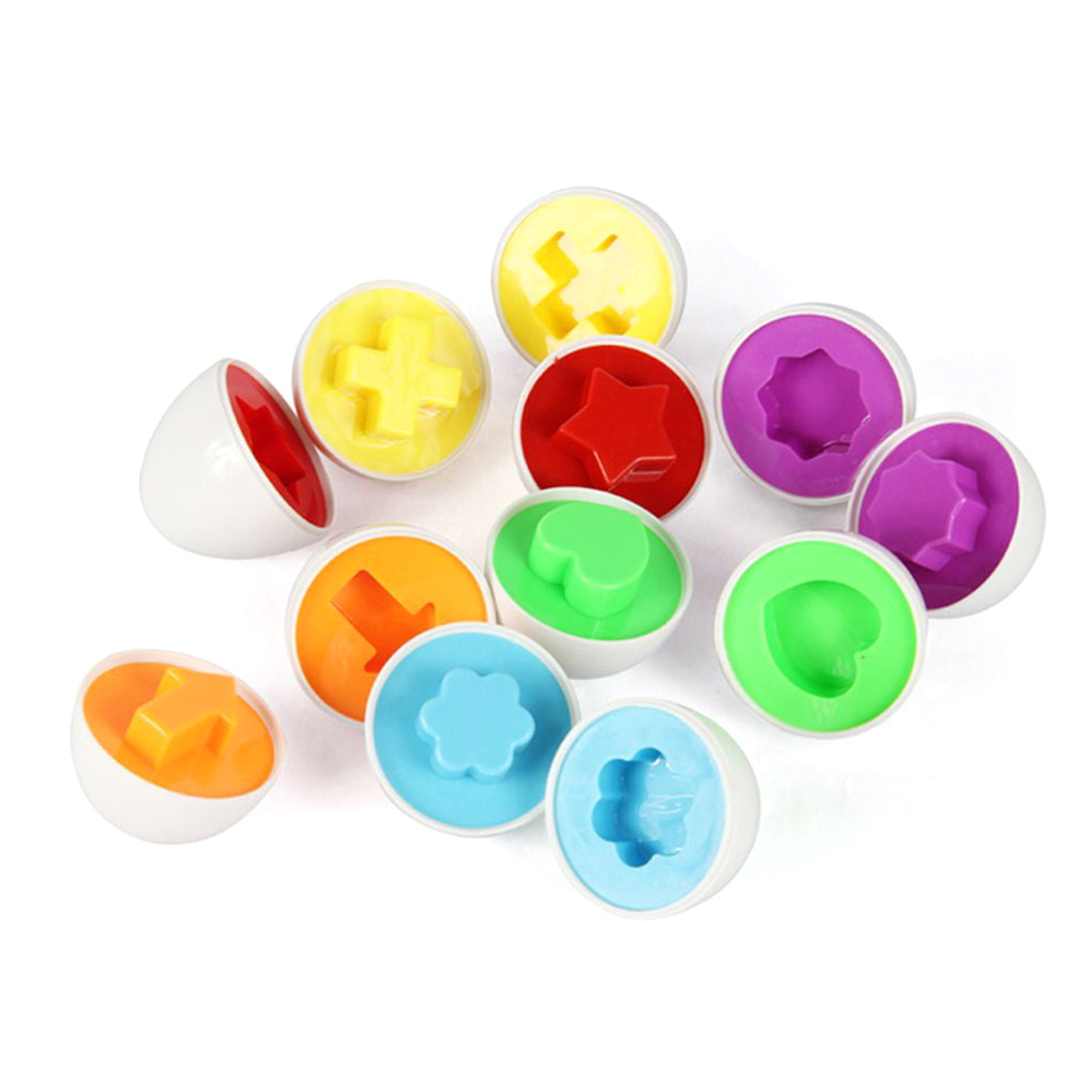 Baby Kids  CHimulation Eggs Puzzle Toy Learning Development Educational-c 