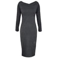thumbnail image 1 of Peach Couture Bodycon Bodice Slim Fit Evening Dress, 1 of 1
