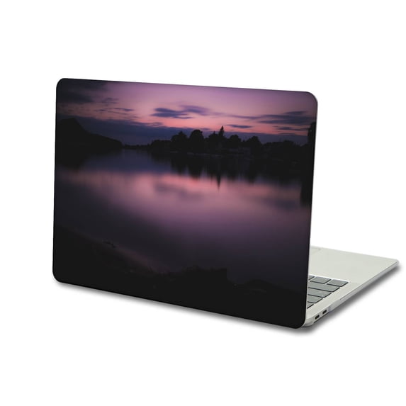 KSK KAISHEK Hard Protective Shell Case Cover Only for Old MacBook Air 13 inchs with Not Retina Display No USB-C Model: A1466/A1369( Purple series 0318)