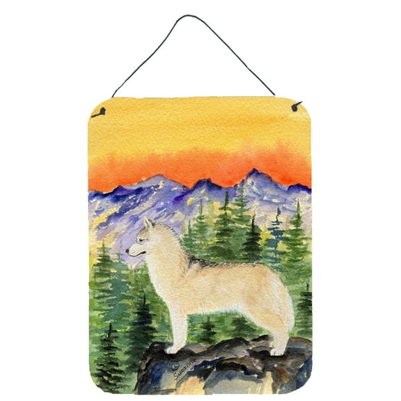 Caroline's Treasures Siberian Husky Wall or Door Hanging Prints, 16 inch x 12 inch