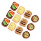 thumbnail image 1 of Artificial Food Model Resin Faux Bread Pizza Set for Decor 18Pc, 1 of 5