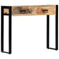 thumbnail image 1 of vidaXL Console Table 90x30x75 cm Solid Mango Wood, 1 of 5