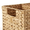 thumbnail image 5 of Casafield Stair Basket with Handles, Natural - Woven Water Hyacinth Staircase Step Organizer Bin, 5 of 7