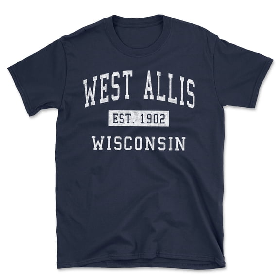 West Allis Wisconsin Classic Established Men's Cotton T-Shirt