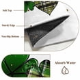 thumbnail image 6 of Bathroom Rugs 2x3 Ft, St. Patrick's Day Non Slip Area Rugs for Kitchen Bedroom Entryway, Spring Shamrock Leaf Gold Love Lucky Green Washable Carpet Runner Rug Floor Mats for Bedroom Home Decor, 6 of 8