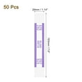 thumbnail image 2 of Uxcell Pack of 50 Money Band Bundles, Self-Adhesive Bill Wrappers Money Wrappers Money Straps, 7.6x1.14 inch, Purple, 2 of 7