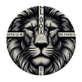 thumbnail image 4 of Acheng Lion of Judah Round Tablecloth 100% Polyester Fiber Outdoor Picnic Camping and Indoor Kitchen Dining Party 54-58, 4 of 8