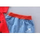 thumbnail image 3 of Nota de ocio de primavera y verano Ropa para niños Pantalones de dos piezas para niños, 3 of 8