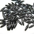 thumbnail image 1 of Perles Spaghetti 19 x 6mm Noir Opaque Lot de 100, 1 of 1