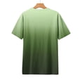 thumbnail image 5 of Blusas de Manga Corta para las Mujeres, Moda Impresa Cuello Redondo Camiseta Casual Top Hecho de Cómodo Estante de Algodón de Imitación para Todas las Estaciones, Blusas de Algodón para las Mujeres, 5 of 5