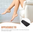 thumbnail image 3 of Shisuyan Semi Cylindrical Foot Rest Cushion Black Reduce Leg Fatigue For Adults 1Set, 3 of 9