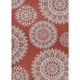 thumbnail image 2 of Couristan Outdurable Flower Festival Coral & Dune Indoor/Outdoor Area Rug, 2 of 2