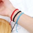thumbnail image 5 of NANAHuang Adjustable Waterproof Wax String Bracelet for Women Men Handmade Woven Tibetan Buddhist Bracelet Friendship Lucky Prayer Jewelry, 5 of 6