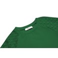 thumbnail image 5 of Arshiner Girls Shirts Lace Raglan Long Sleeves Crewneck Casual Soft Kids Blouse Tee Tops, 5 of 6