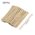 thumbnail image 2 of Uxcell 200Pcs Long Strong Paper Metallic Twist Ties for Tying Bread Candy Cookies Gift Bags Arts Crafts Ties Khaki 4.7", 2 of 5