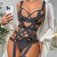 thumbnail image 2 of Conjunto de ropa interior sexy y divertida para mujeres europeas y americanas con diseño complicado, 2 of 6