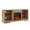 Oak, variant on SESSLIFE Fireplace TV Stand, 58" LED Light Entertainment Center with Adjustable Flame Fireplace, Power Outlets & Shelves, Remote & App Control, TV Stand with Fireplace for Living Room, Espresso
