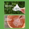 thumbnail image 5 of 10 Pieces Upgraded Cone Flower Pot Hole Mesh Pad DIY Planter Bottom Grid Mat Mesh Hole Screens for Keeping Soil from Flowing- Breathable Gasket-Drainage Netting for Bonsai,(S), 5 of 5