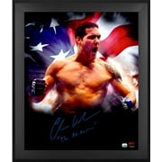 Chris Weidman Ultimate Fighting Championship Framed Autographed 20" x 24" In Focus Photograph with "The All-American" Inscription - Fanatics Authentic Certified