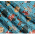 thumbnail image 3 of Soimoi Cotton Poplin Fabric Floral,Porcupine & Fox Cartoon Print Sewing Fabric Yard 42 Inch Wide, 3 of 7