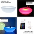 thumbnail image 4 of Efavormart 23.5" Cordless LED Rechargeable Round Table, Light Up Furniture - Color Changing, Waterproof with Accessory Bag, 4 of 11