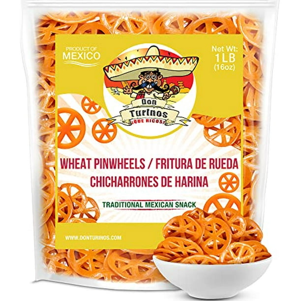 Duritos (Duros) Pinwheels Wheat Snacks 1LB - Mexican Wheat Wheel Pasta