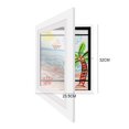 thumbnail image 3 of Flip Photo Frame Creative Chic Children Art Display Rack para postales (blanco) Ehuebsd Libre de BPA, 3 of 6
