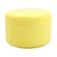 thumbnail image 3 of 100G 3.4Oz Refillable Empty Plastic Make Up Cosmetic Jars Shadow Lip Balm Lotion Storage Container Pot Bottle Case Holder With Screw Cap,Yellow Split Bottle, 3 of 4