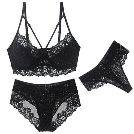 

Mrat Lingerie Sets Lace Garter Lingerie Babydoll Ladies Lingerie Set Lace Sling Bra And Panties Summer Thin Lingerie Set Lace Set Bralette Sleepwear