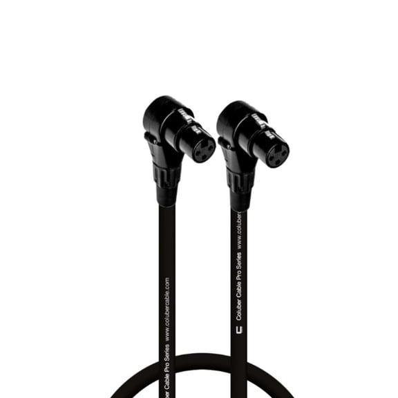 Coluber Cable - Right Angle XLR Female to Right Angle XLR Cable Female