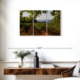 thumbnail image 3 of Elephant Stock Napa Vineyard Sunset Wall Art - Horizontal Multi Panel Canvas - Living Room Wall Decor - Nature Multi Panel - Brown And Orange Decor - 33" x 20", 3 of 8