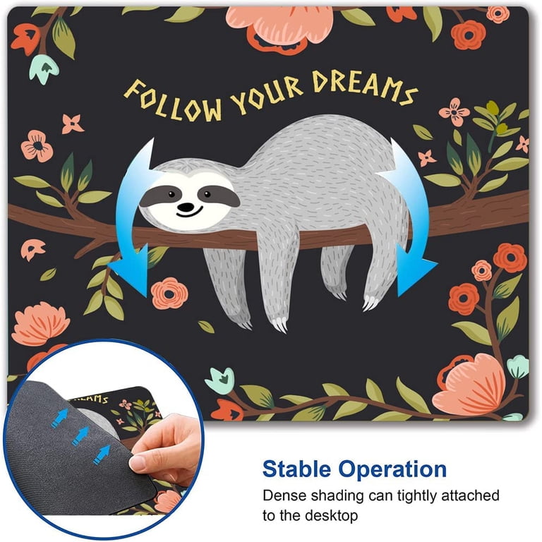 Square Mouse Pad Pink Gold,Personalized Premium-Textured Custom Mouse