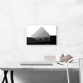 thumbnail image 2 of ARTCANVAS Black and White Pyramid in Cairo Egypt Canvas Art Print - Size: 18" x 12" (0.75" Deep), 2 of 9
