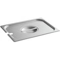thumbnail image 3 of TrueCraftware- Half Size Slotted Stainless Steel Anti-Jamming Steam Pan Cover 24 Gauge- Notched Anti-Jam Steam Table Pan Lid Catering Metal Food Pan Cover for Restaurant Events Catering, 3 of 7