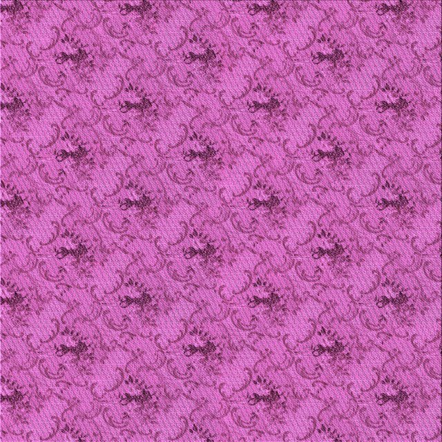 Ahgly Company Machine Washable Indoor Square Transitional Bright Neon Pink Purple Area Rugs, 6' Square